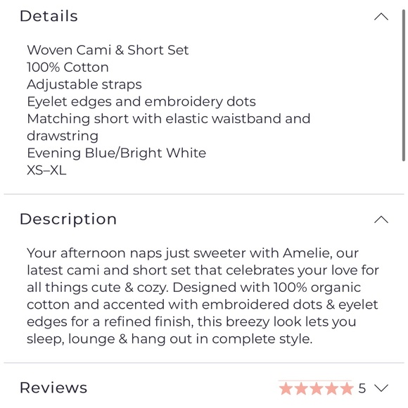 🆕 Adore Me: Amelie Pajama Set - Picture 8 of 12